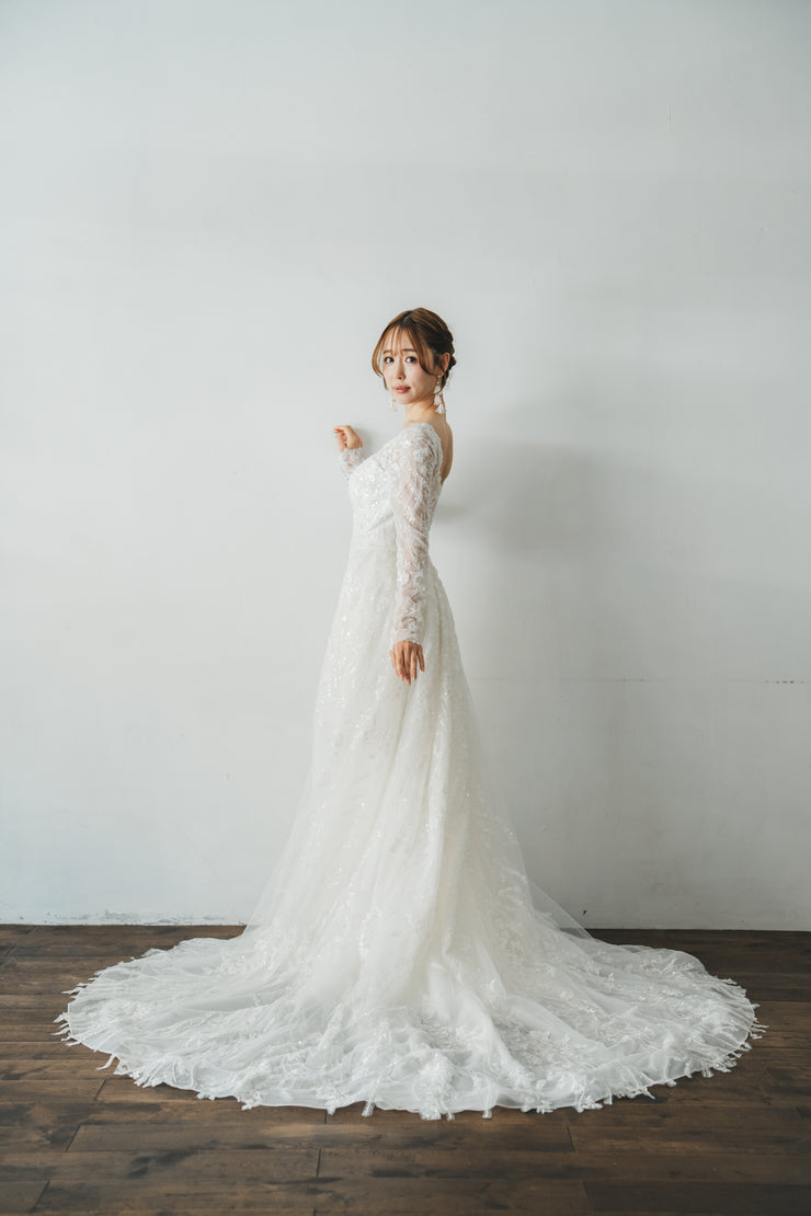 クリーニング済エニーブライダル【Annie Bridal】11号 後ろ編上げ｜ファッション