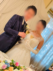 【お客様】ドレス（Anadi/アナディ）タキシード（0305/Long Navy Tuxedo）