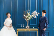 【お客様】ドレス(Nicole/ニコール)/タキシード(Short Tuxedo/Navy×Navy/Peaked Coller)