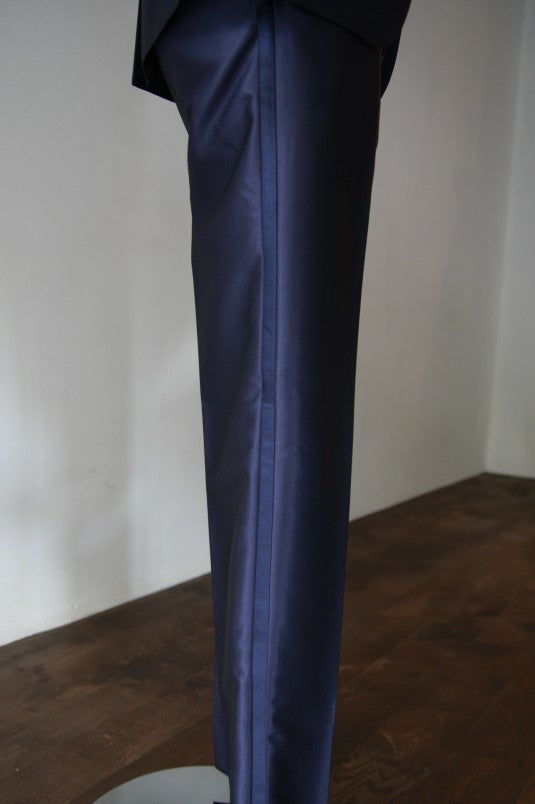 Kairos(ｶｲﾛｽ)Short Navy Tuxedo | Navy×Navy | Shawl Collar【東京店】【新宿店】
