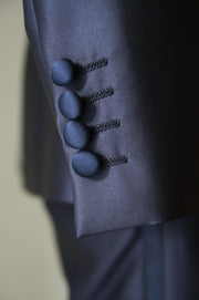 Kairos(ｶｲﾛｽ)Short Navy Tuxedo | Navy×Navy | Shawl Collar【東京店】【新宿店】