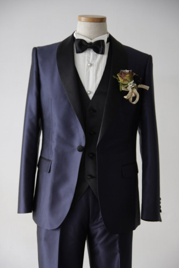 Short Navy Tuxedo | Navy×Black | Shawl Collar【東京店】【新宿店】