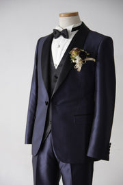 Short Navy Tuxedo | Navy×Black | Shawl Collar【東京店】【新宿店】